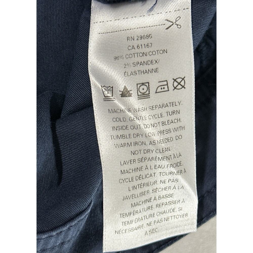 Pendleton Women’s Utility Jacket Blue Cotton Stretch Button Front XS - Picture 9 of 10